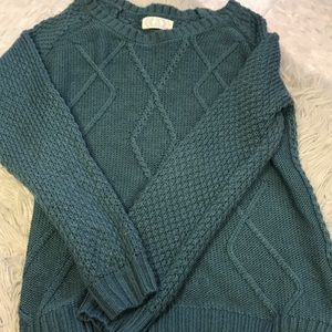 Turquoise sweater